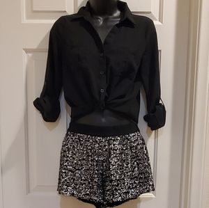 Black Sheer Blouse